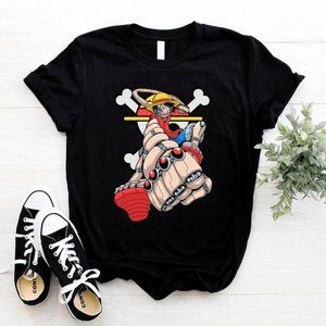 One Piece Logo Shirt, Luffy Anime Shirt, Monkey D Luffy Manga Shirt, Straw Hat P